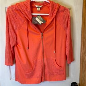 Christopher & Banks Orange Long Sleeve Tee